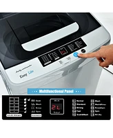 Gymax Full-Automatic Washing Machine Portable Compact Laundry Washer Spin 8.8 lbs