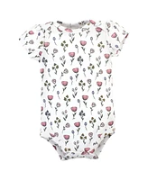 Hudson Baby Baby Girls Cotton Bodysuits