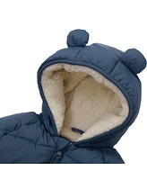 Baby Boys' Sherpa Fleece Lined Puffer Jacket, Size 6-24M