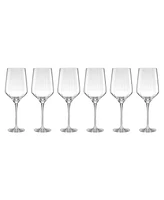 Lenox Tuscany Classics Angled Optic Wine Glasses, Set Of 6