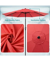 Modern 9ft Patio Umbrella for Outdoor Sun Shade, Adjustable Angle, Uv Protection