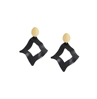 Sohi Women's Block Drop Earrings