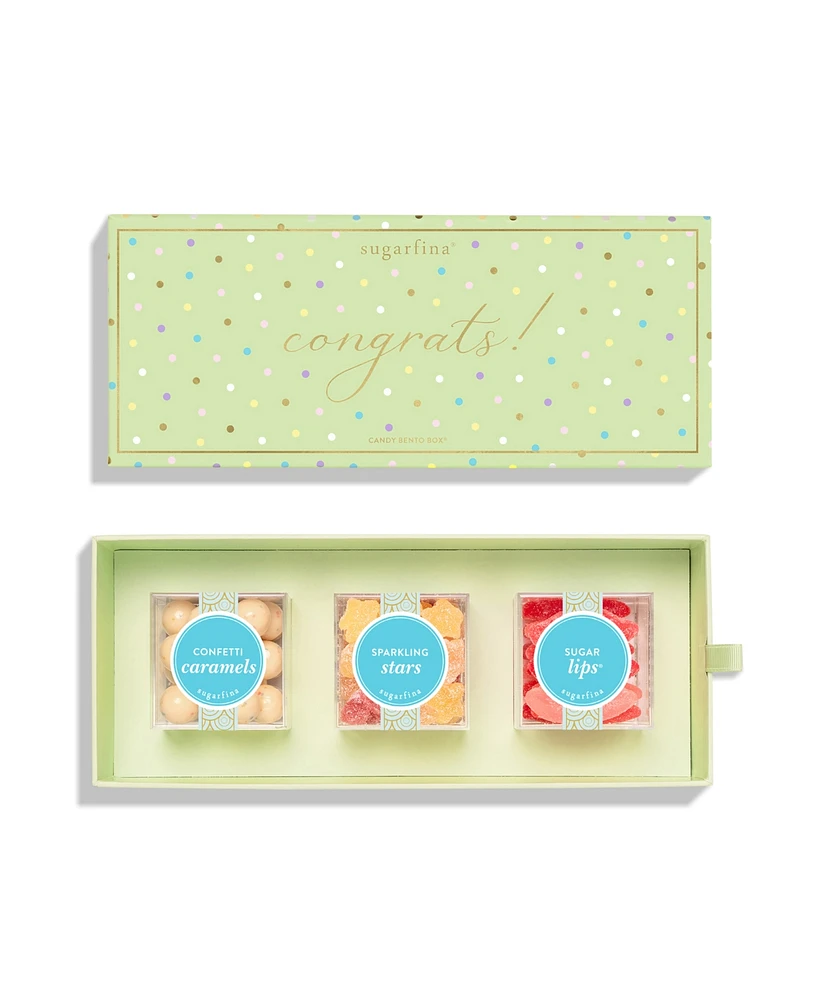 Sugarfina Congrats Candy Bento Box, 3 Piece