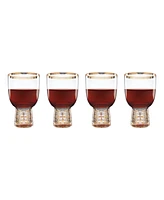 Lenox Tuscany Classics Gold Frost Wine Glasses, Set Of 4