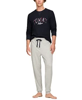 Tommy Hilfiger Men's Thermal Logo Long-Sleeve Pajama Shirt