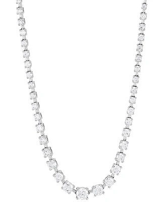 Grown With Love Lab Grown Diamond Graduated 16" Collar Necklace (7 ct. t.w.) in 14k White Gold