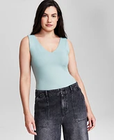 And Now This Women's Double-Layer V-Neck Bodysuit