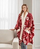 Premier Comfort Cozy Plush Printed Wrap, 50" x 70", Exclusively at Macy's (A $30 value)