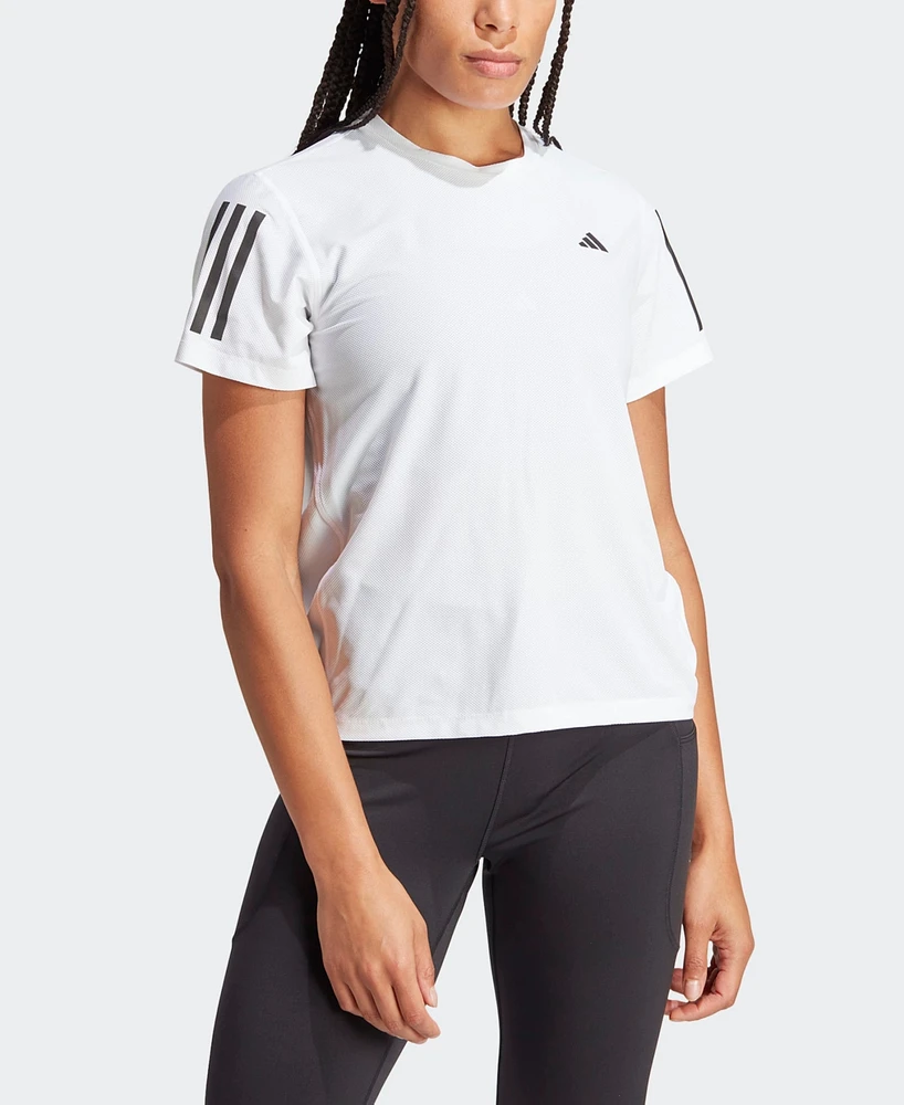 Adidas Women's Own the Run Moisture-Wicking Running T-Shirt