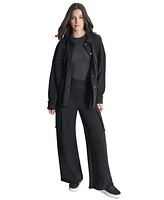 Dkny Jeans Women's Relaxed Cotton Shirt Jacket