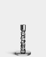 Orrefors Carat Graphite Candlesticks