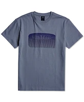 G-Star Raw Men's Short Sleeve Stacked Old Skool Logo Graphic T-Shirt