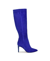 Nine West Women's Richy Pointy Toe Knee High Stiletto Boots