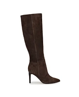 Nine West Women's Richy Pointy Toe Knee High Stiletto Boots
