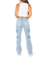 Celebrity Pink Juniors' Bootcut Cargo Jeans