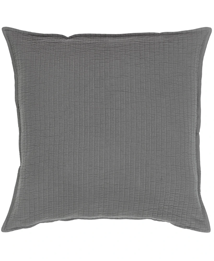 Ihi Home Serena Matelasse, Euro Sham, Grey