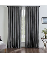 Ihi Home Valencia Faux Silk Taffeta Curtain Panel - with Heavy Interlining