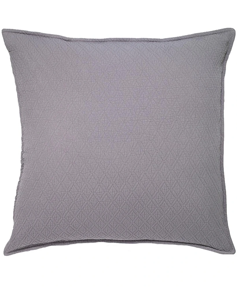 Ihi Home Indi Matelasse, Euro Sham, White