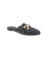 BCBGeneration Women's Tara Buckle Mule Flats