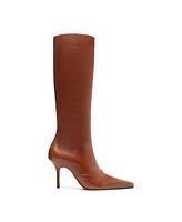 Schutz Women's Raffaela Up Stiletto Heel Knee High Dress Boots