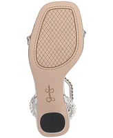 Jessica Simpson Women's Siven Embellished T-Strap High-Heel Dress Sandals