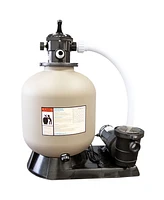 Swimline Hydrotools by 19" Sand Filter Combo w/ Stand, 4500 Gph, 175lb Capacity