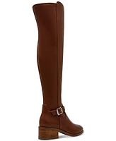Dv Dolce Vita Women's Elyse Over-The-Knee Buckle Block Heel Boot