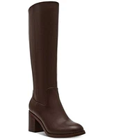 Dv Dolce Vita Womens Ullah Block Heel Dress Boots Regular Wide Calf