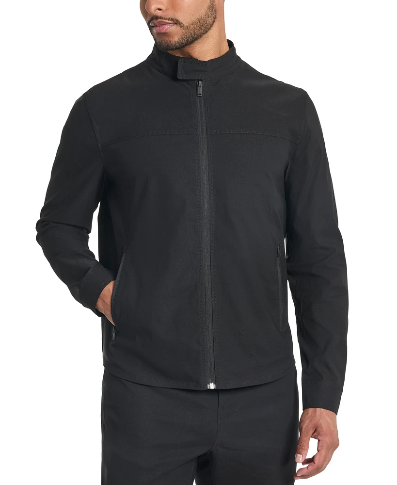 Kennth Cole Men's Flex Water-Resistant Full-Zip Utility Jacket