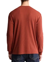 Calvin Klein Men's Classic-Fit Waffle-Knit Long-Sleeve T-Shirt