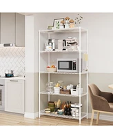 Streamdale Furniture 5 Tier Shelf Wire Shelving Unit