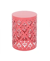 Chic Iron-Cut Side Table Set with Clean Lines and Sturdy Structure