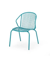 Streamdale Furniture Classic Parallel Line Outdoor Chairs Durable Comfort and Style