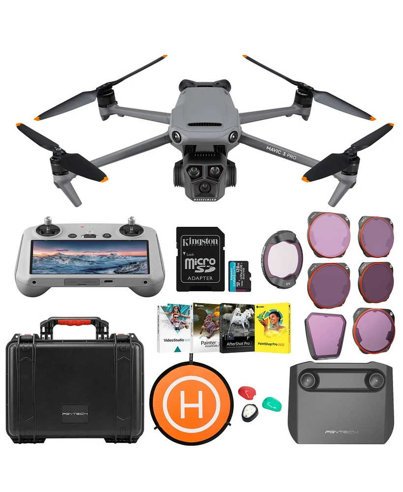Dji Mavic 3 Pro Drone with Fly More Combo Rc Complete Kit