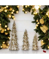 Slickblue 3 Elegant Nature-Inspired Christmas Tree Decorations for Festive Home