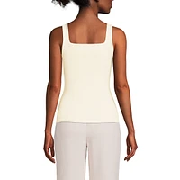 Lands' End Women's Wide Rib Tank Top