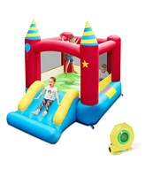 Slickblue Inflatable Kids Bounce Castle with 480W Blower