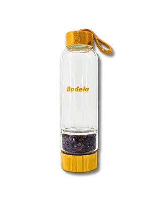 Bodela Amethyst Glass Water Bottle