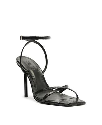 Schutz Women's Eva Square Toe Stiletto Sandals