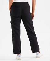 Style & Co Petite Straight-Leg Cargo Ankle Pants, Created for Macy's