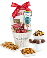 Harry & David Holiday Flavors White Wash Gift Basket, 6 Piece