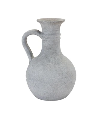 Slickblue Grey Pitcher Vase 9"h