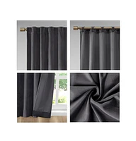 Colt Room Darkening Velvet Curtain Panel Pair, 37"W x 63"L