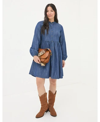 FatFace Women's Corrie Denim Dress