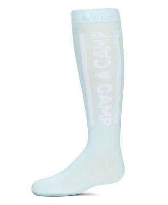 MeMoi Big Girls Camp Love Knee High Socks