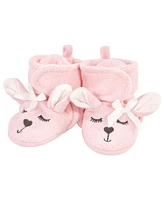 Hudson Baby Girls Cozy Fleece Booties, Months