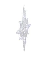 Northlight 24" Pure White Led Twinkle Bethlehem Hanging Star