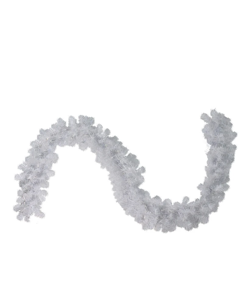 Northlight White Crystal Spruce Artificial Christmas Garland