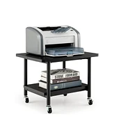 Slickblue Under Desk Printer Stand with 360° Swivel Casters