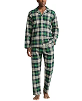 Polo Ralph Lauren Men's 2-Pc. Plaid Flannel Pajamas Set